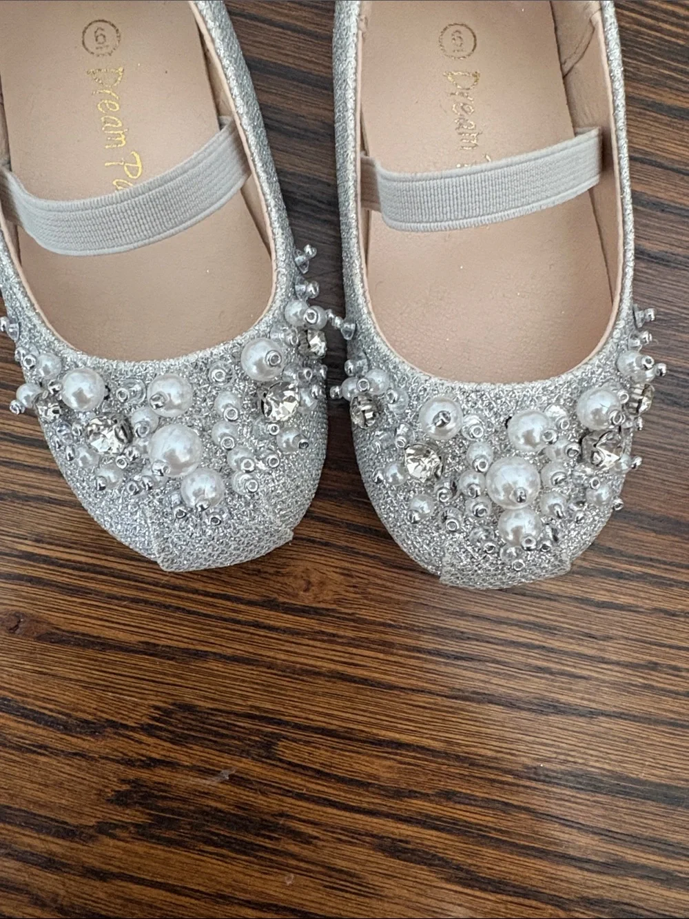 Dream Pairs Girls' Glitter Mary Jane size 6M